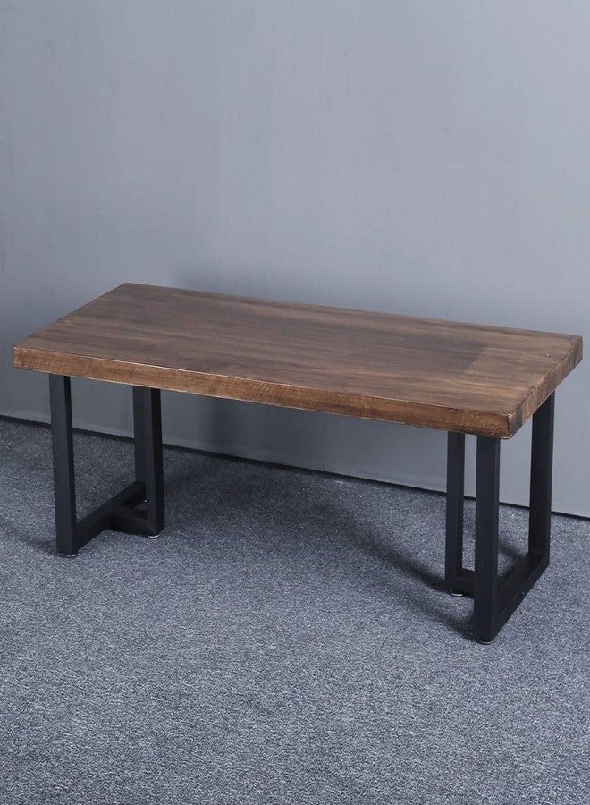 HIRVALL -16 inch Metal Table Legs Heavy Duty Furniture Desk Chair Leg, Metal Bench Coffee Table_Legs,Black,Set of 2 (ONLY_Legs) (Small T Shape) - Image 3